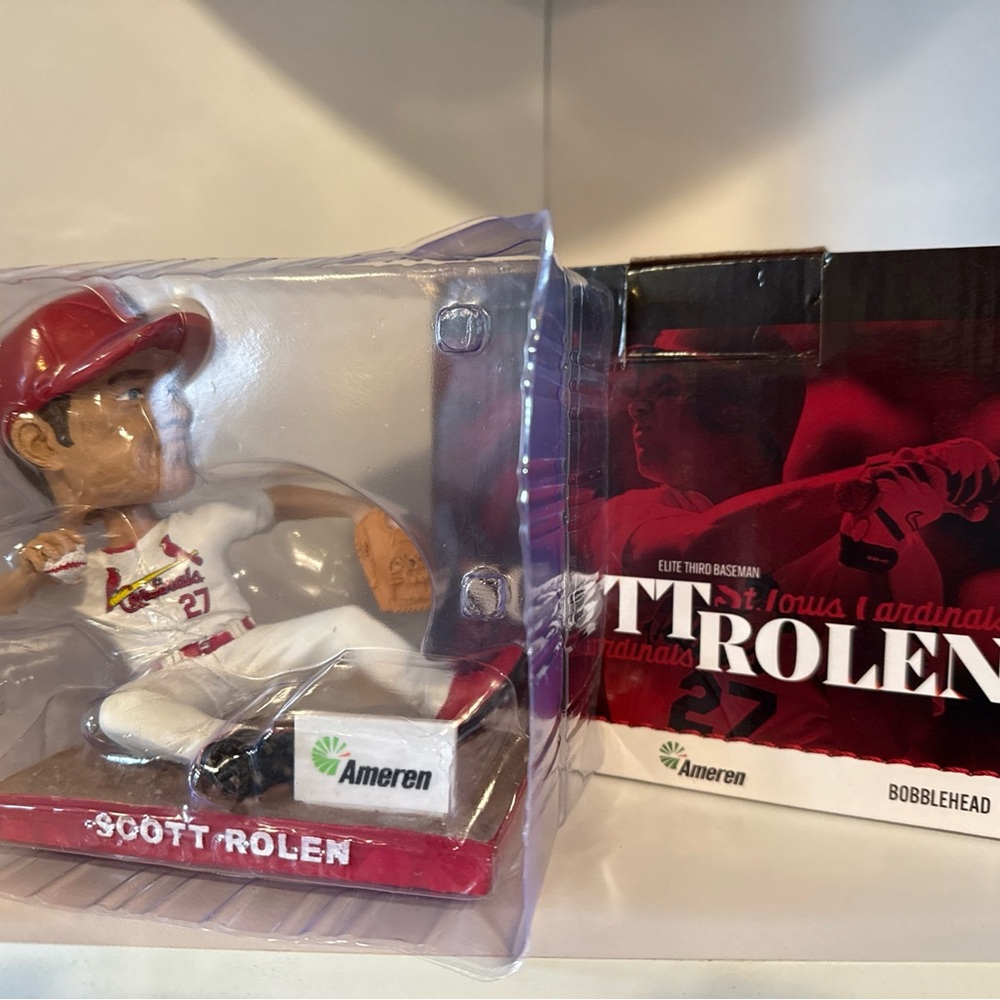 Scott Rolen St. Louis Cardinals Bobblehead - Red and White